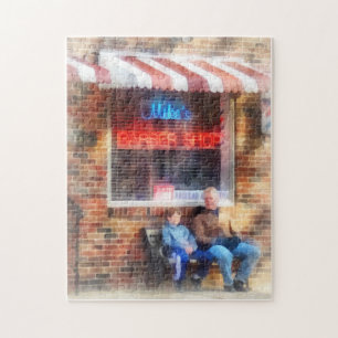 Barber Shop i grannskapet Pussel