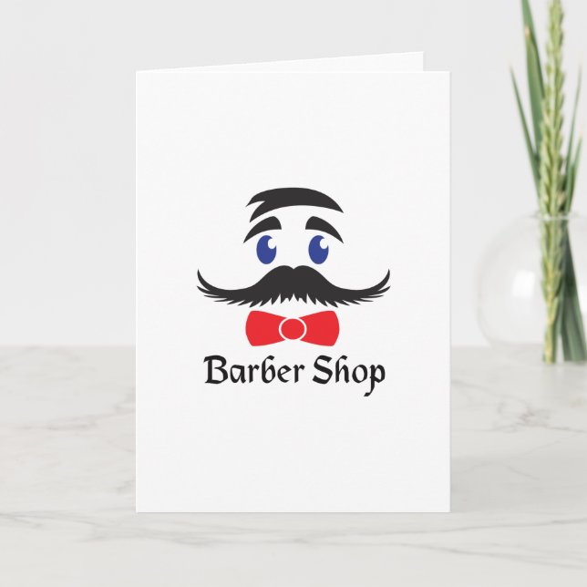 BARBER SHOP KORT (Framsida)