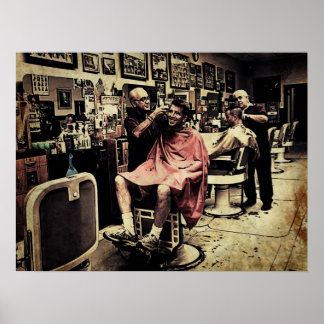 Barber Shop-kvartetten Poster