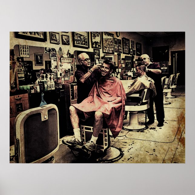 Barber Shop-kvartetten Poster (Framsidan)