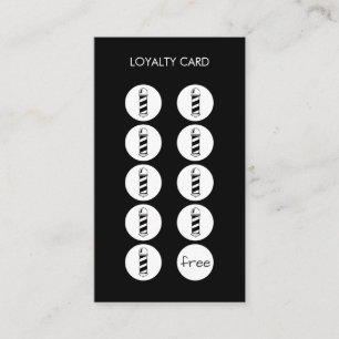 Barber Shop Loyalty Slår kort
