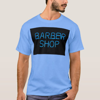 Barber Shop Neon Sign T Shirt