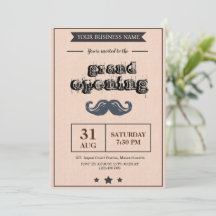 Barber Shop-öppningsinbjudan