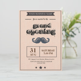 Barber Shop-öppningsinbjudan Inbjudningar