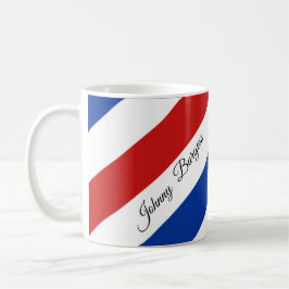 Barber Shop Pole Hairdresser Modern Kaffemugg