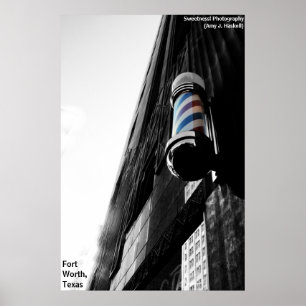 Barber Shop Pole Poster