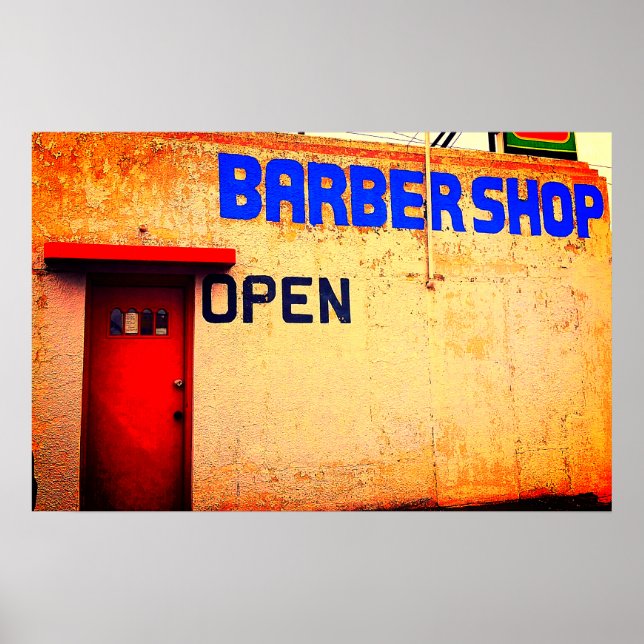 Barber Shop Poster (Framsidan)