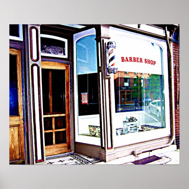 Barber Shop Poster (Framsidan)