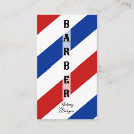 Barber Shop QR Code Modern Hairdresser Visitkort