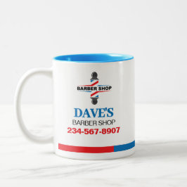 Barber Shop Två-Tonad Mugg