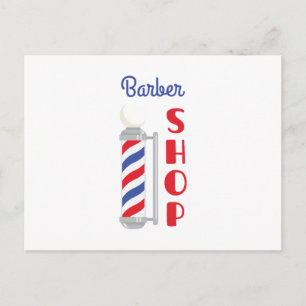 Barber Shop Vykort