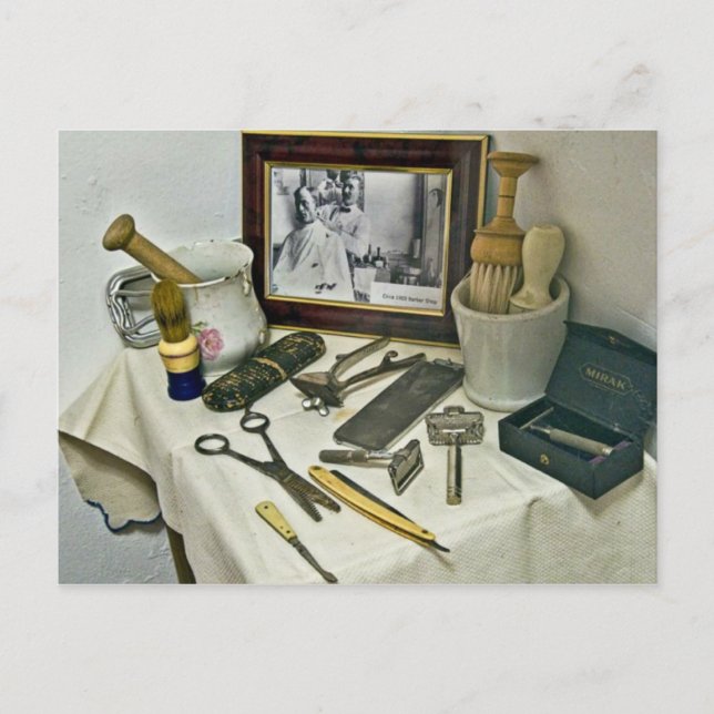 Barber Shop Vykort (Framsida)