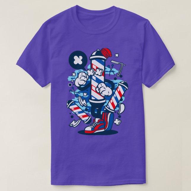 Barber Sign T Shirt (Design framsida)