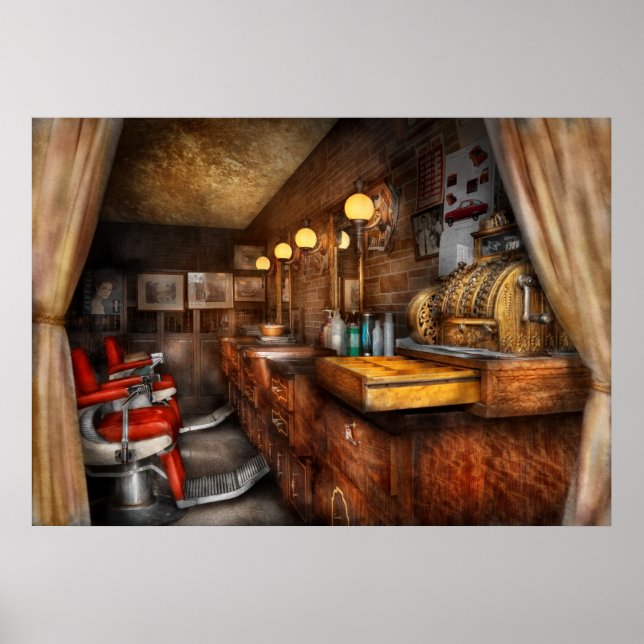 Barber - Stängd på Söndag Poster (Framsidan)