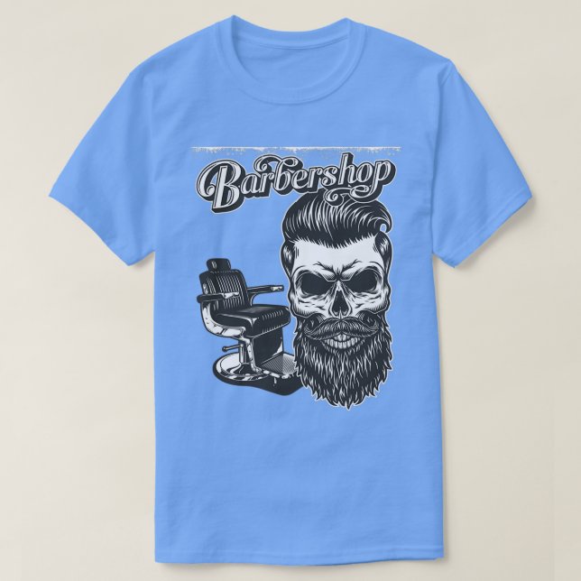 Barber stil Classic TShirt T Shirt (Design framsida)