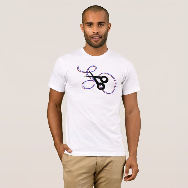 Barber Stylist Sax Sväng T Shirt (Hel framsida)
