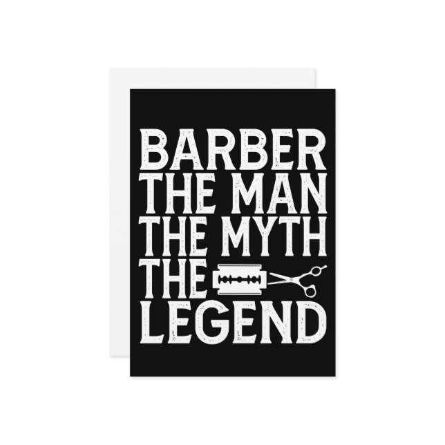 Barber The Man 2024 Inbjudningar (Fram/Back In Situ)