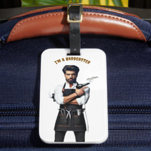 *Barber-Themar-bagagetag, Bagagebricka
