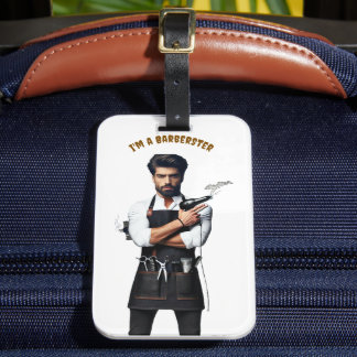 *Barber-Themar-bagagetag, Bagagebricka