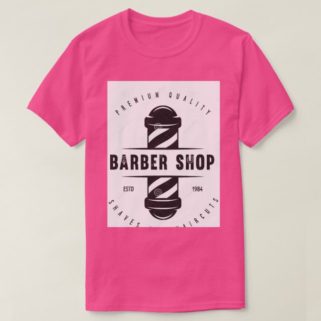 BARBER-TILLBEHÖR MED BRA KVALITET T SHIRT (Design framsida)
