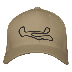 Barber Track Karta Hat Broderad Keps