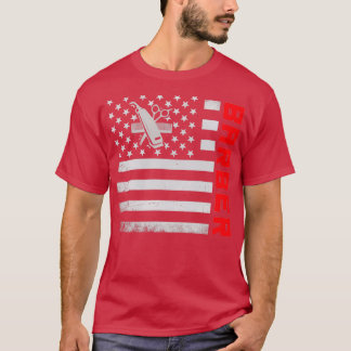 Barber US Flagga Mask T Shirt
