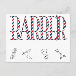 Barber Vykort