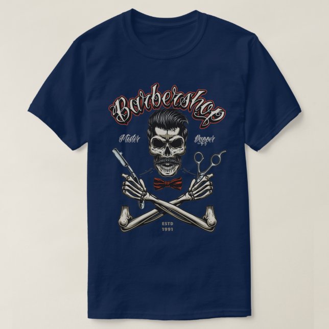 barberaffär 28 t shirt (Design framsida)