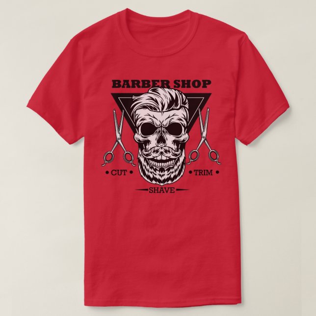 Barberaffär 76 t shirt (Design framsida)