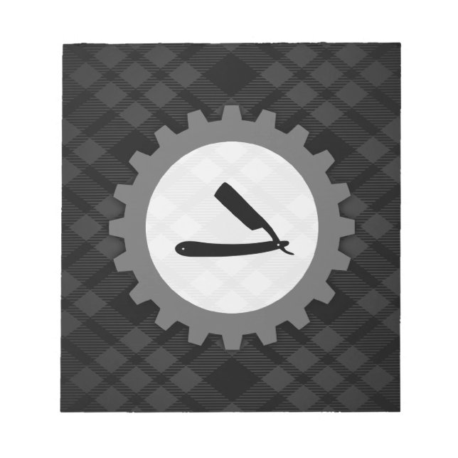 barberaffär anteckningsblock (Framsida)