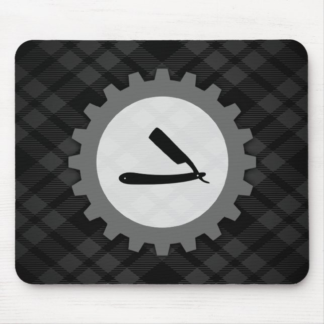 barberaffär musmatta (Framsidan)