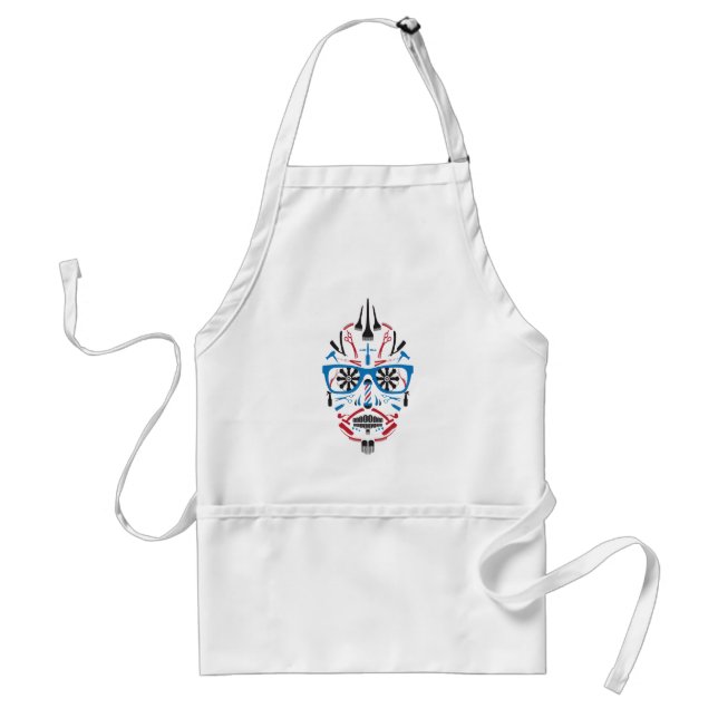 barberaffärssocker förkläde (Framsidan)