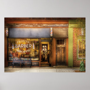 Barberare - den Towne barberaren shoppar Poster