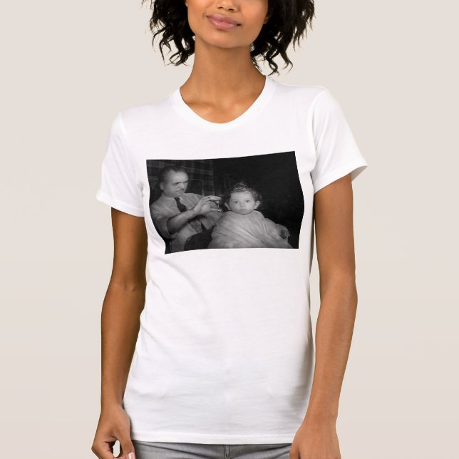 Barberare - första frisyr t shirt (Framsida)