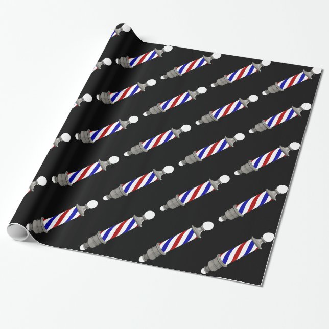 Barberare Poles Presentpapper (Utrullad)