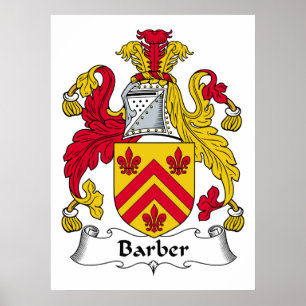 Barberarefamiljvapensköld Poster