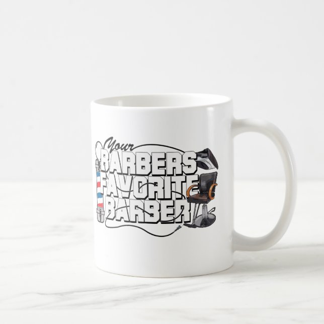 Barberarefavoritbarberare Kaffemugg (Höger)