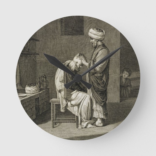 Barberaren, från konster för volym II och handel Rund Klocka (Framsida)