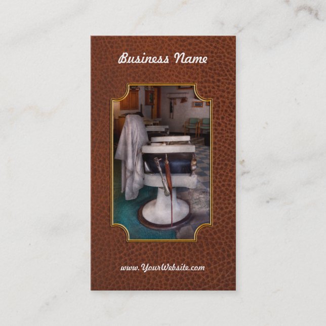 Barberaren - Frenchtown, NJ - vi har något fritt Visitkort (Framsida)