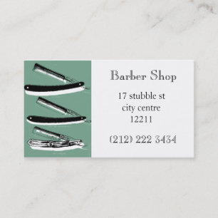 Barberaren shoppar den themed visitkorten visitkort