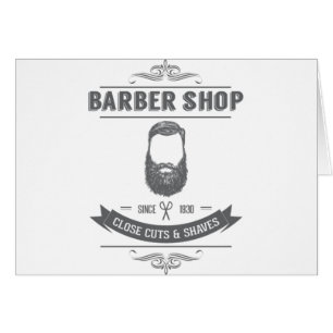 Barberaren shoppar hälsningskort