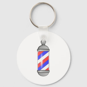 Barberaren shoppar Pole Nyckelring