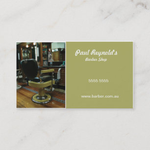 Barberaren shoppar visitkorten visitkort