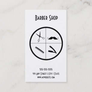 Barberaren shoppar visitkorten visitkort