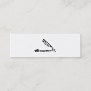 barberarerakknivsymboler mini visitkort