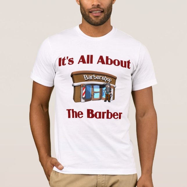 BarberareT-tröja Tee Shirt (Framsida)