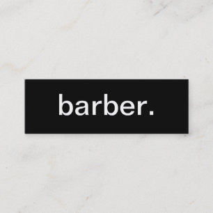 Barberarevisitkort Mini Visitkort