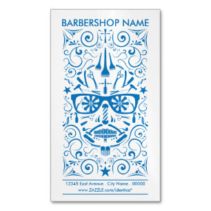barberbukskalle visitkortmagnet