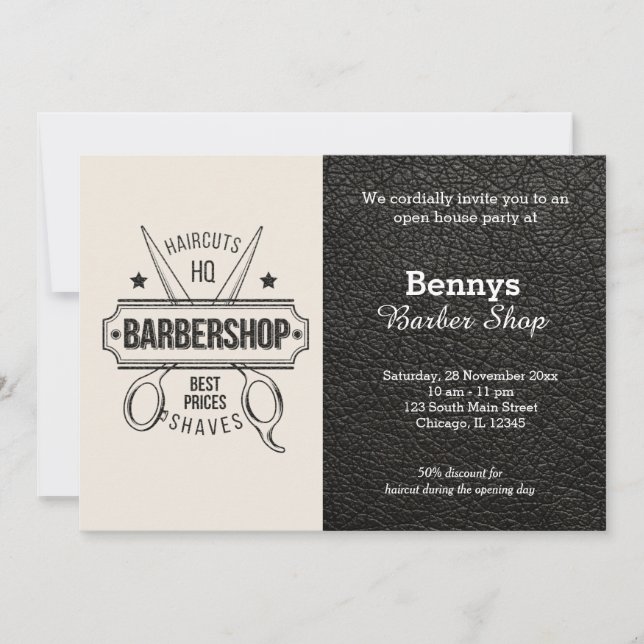 Barberchläder ser ut att vara öppen inbjudningar (Framsida)