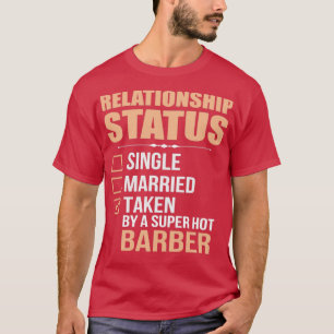 Barbercitat för relationsstatus t shirt